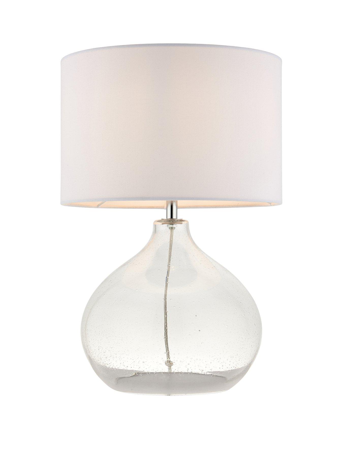 Clear store glass lamp