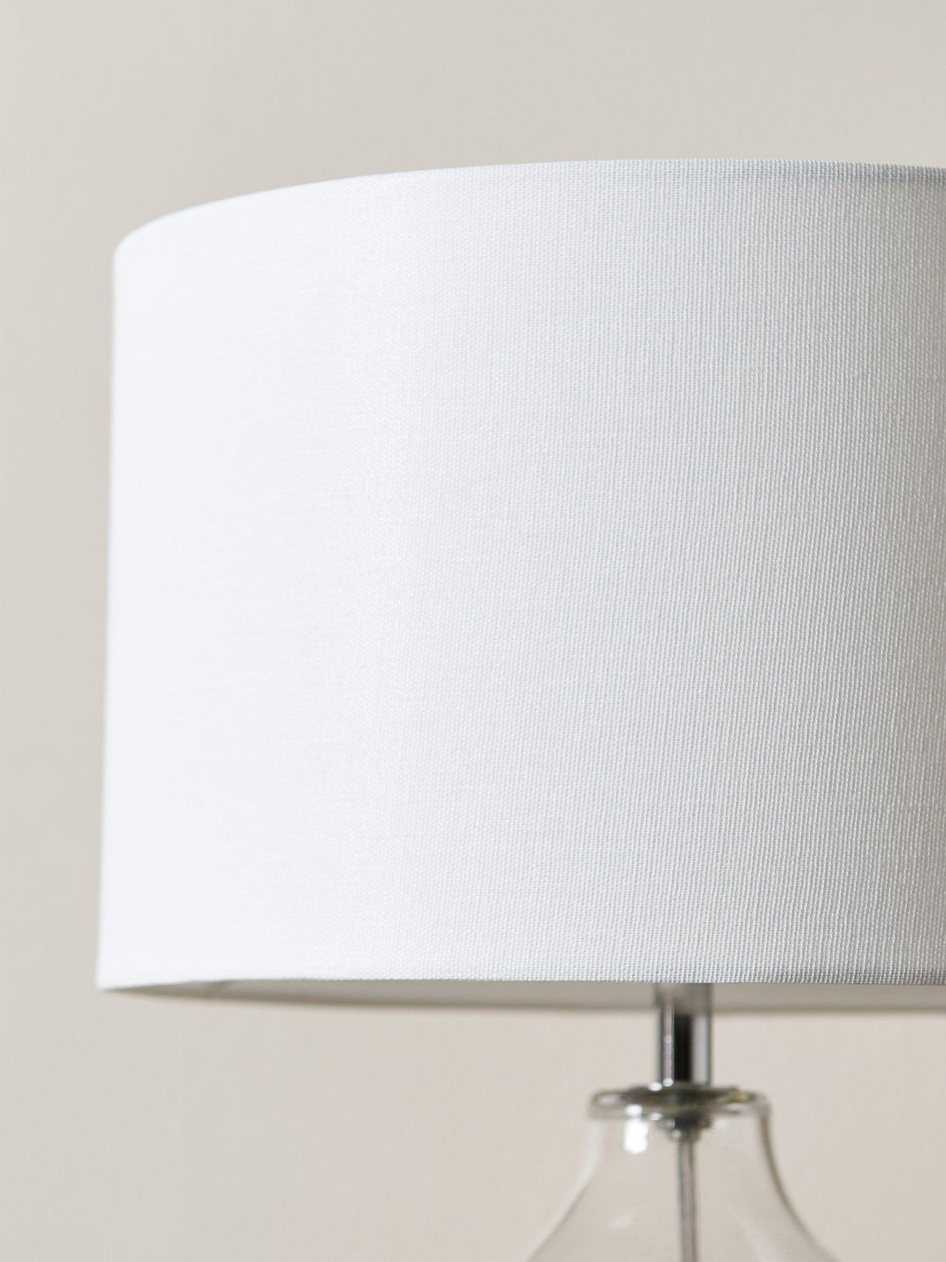 Image 4 of 5 of The Very Collection Dew Glass Table Lamp - Clear