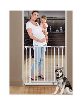 Dreambaby Ava Metal Safety Gate With Stay-Open Feature 75-81Cm - White