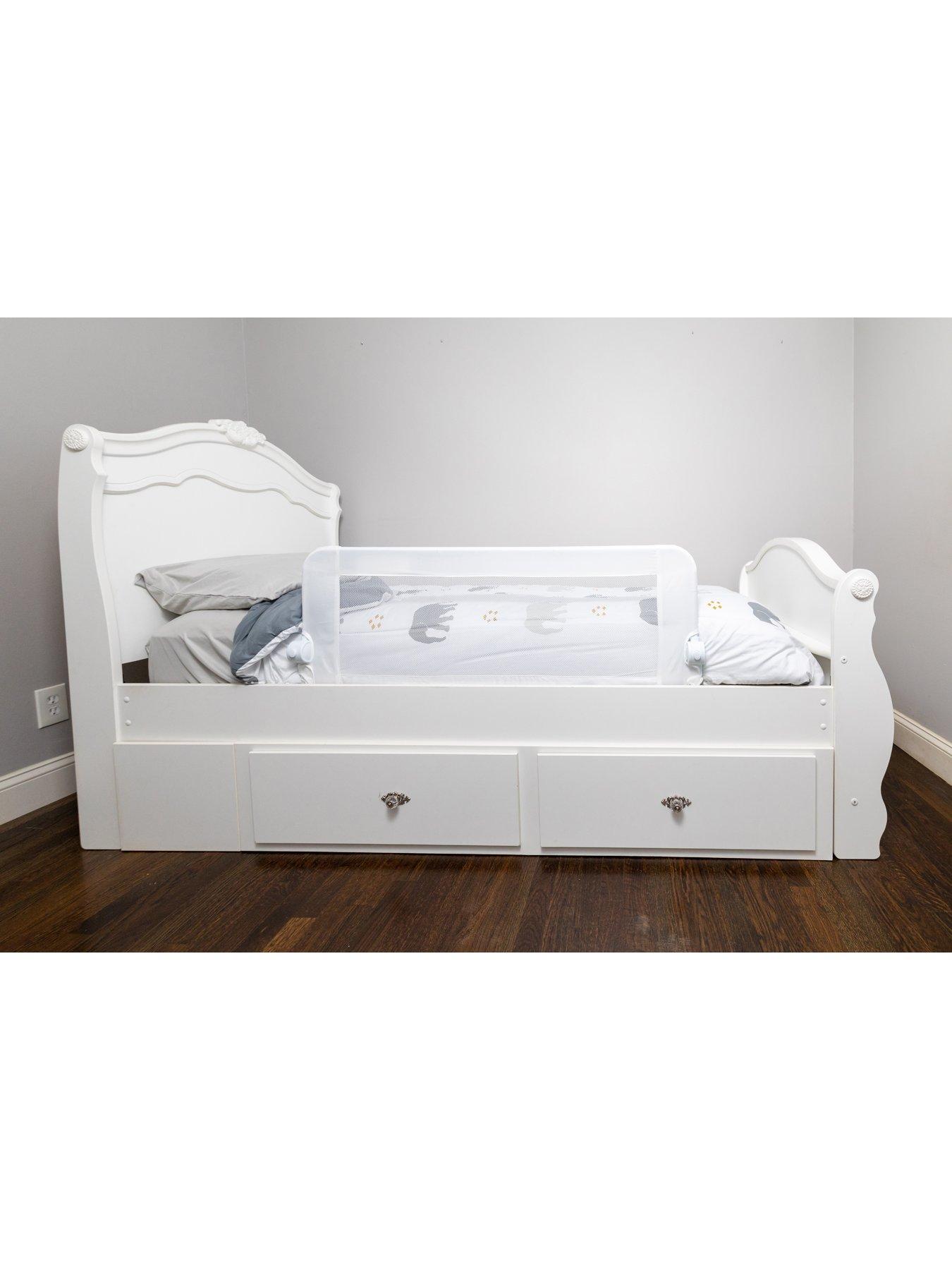 Dreambaby Maggie Bedrail Extra Wide High White Very