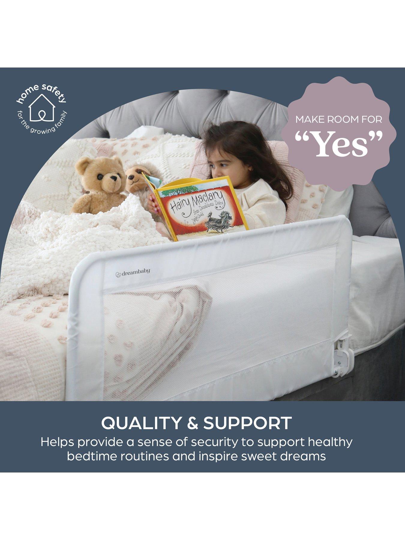 Dreambaby Prague Bedrail 110cm Wide x 45.5cm High - White