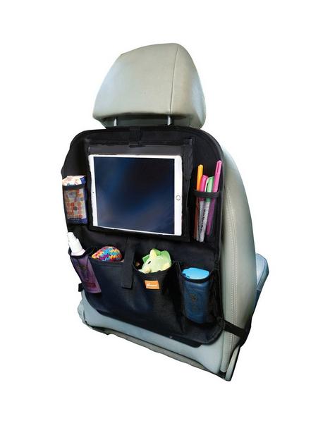 dreambaby-backseat-organiser-with-built-in-ipad-holder-black