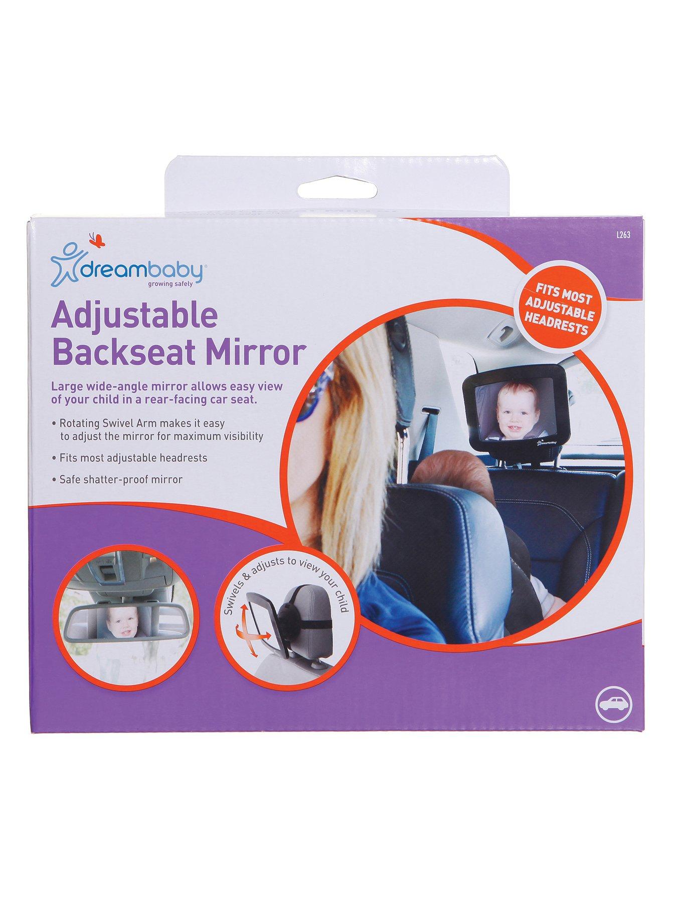 Image 3 of 6 of Dreambaby Large Adjustable Car Backseat Mirror