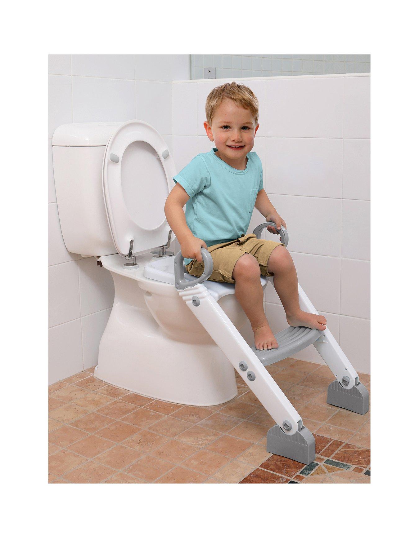 undefined Step-Up Toilet Trainer - Grey/White