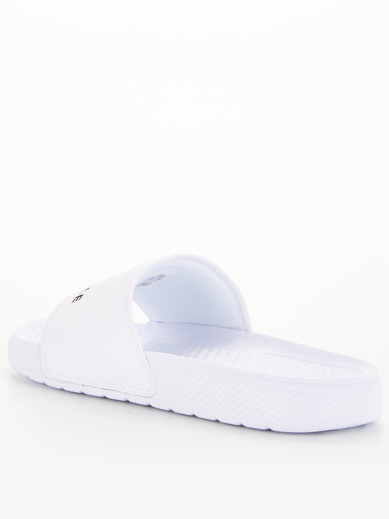 Mens on sale white sliders