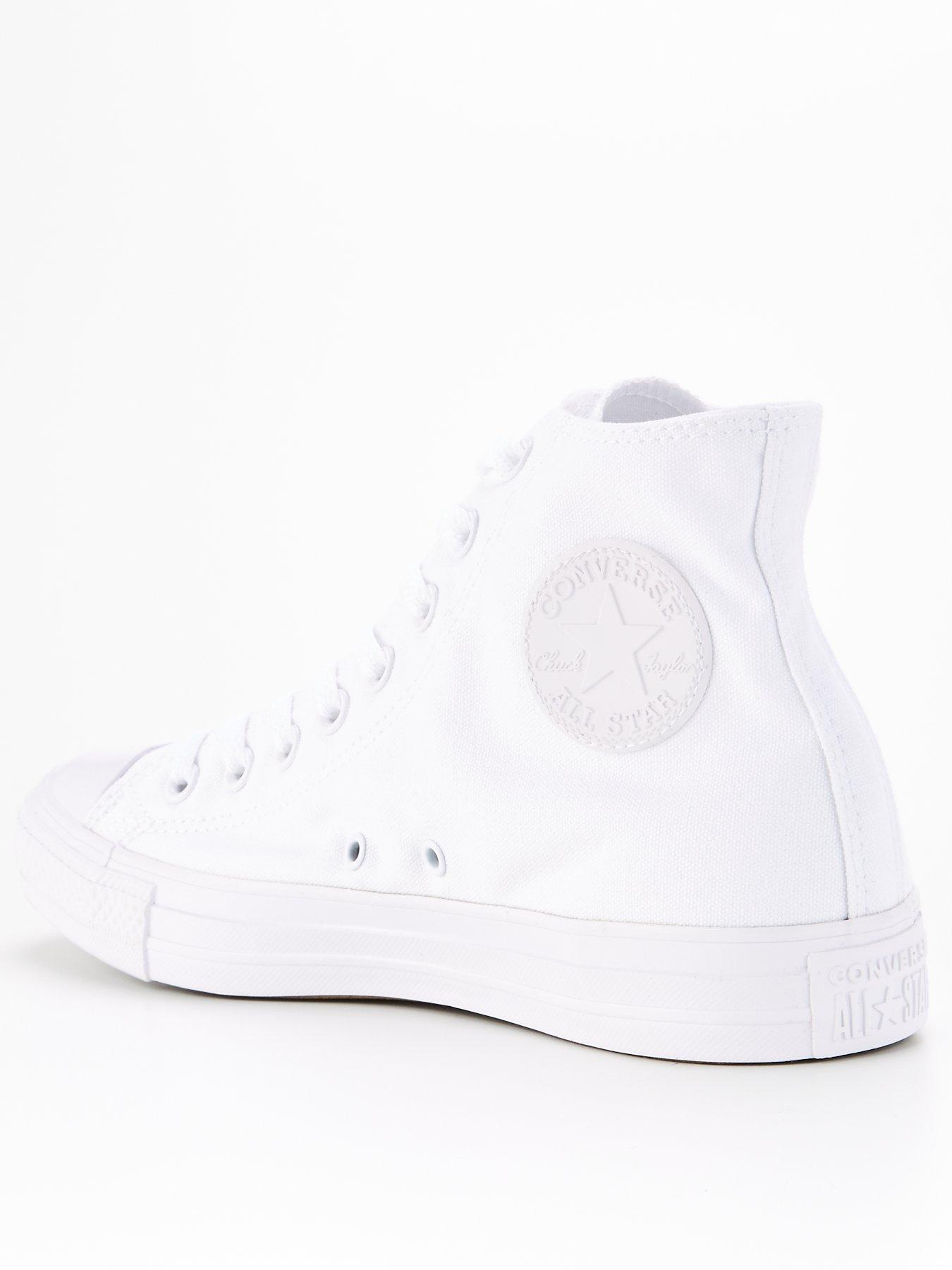 White on sale converse very