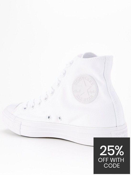 stillFront image of converse-mens-canvas-hi-trainers-white