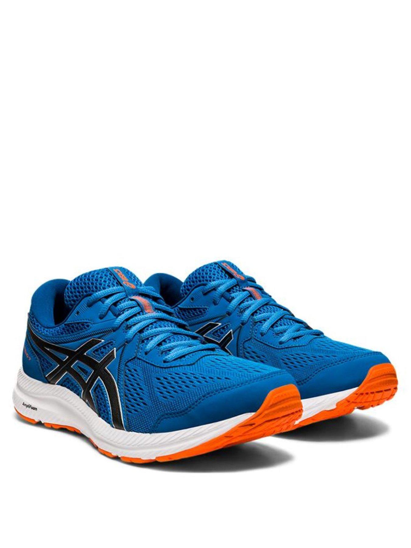 asics blue trainers