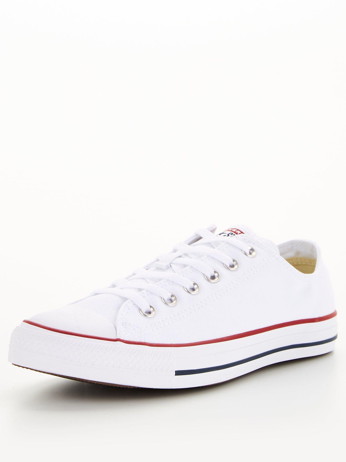 undefined Womens Wide Ox Trainers - White
