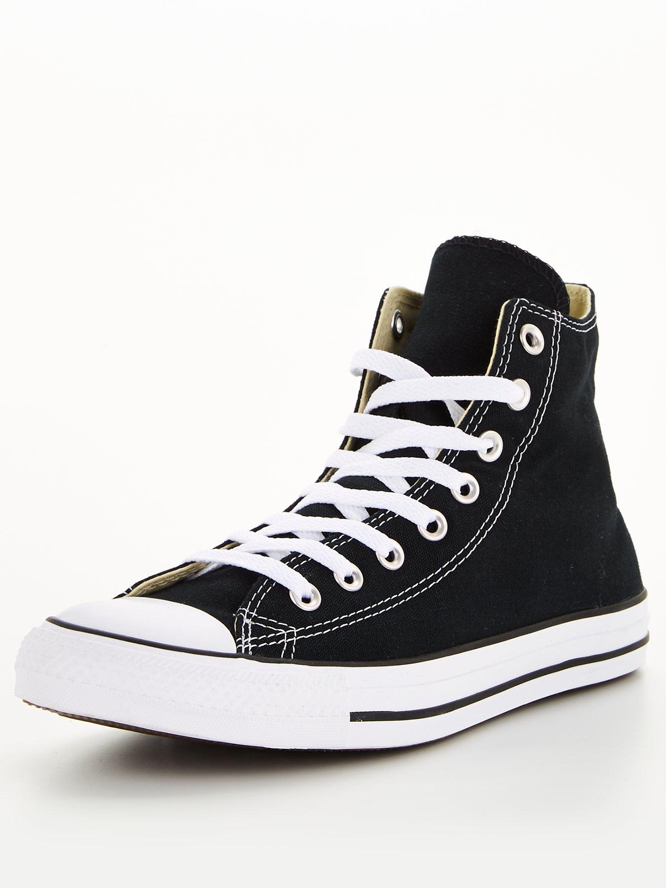undefined Womens Wide Hi Top Trainers - Black