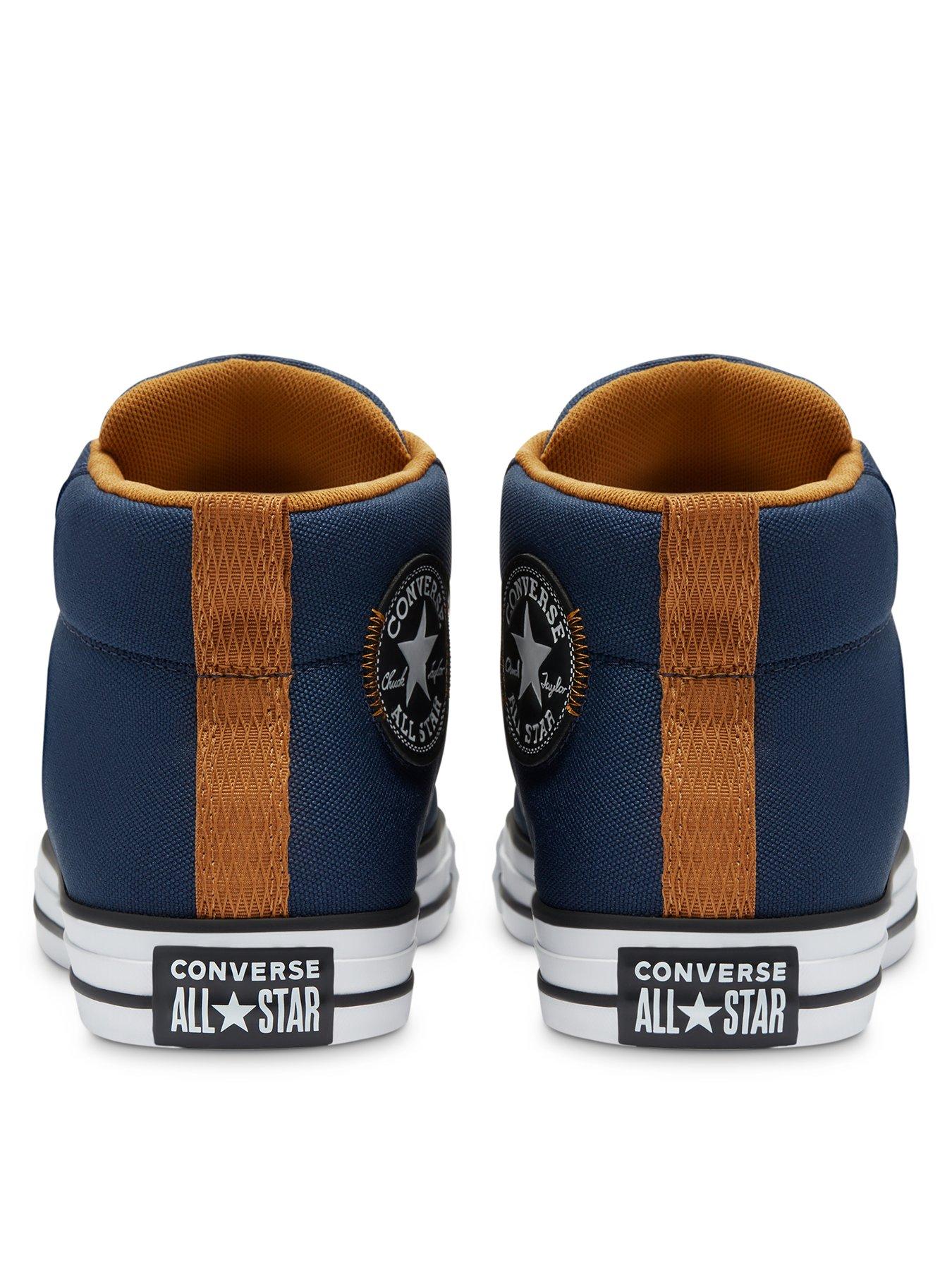 Converse Chuck Taylor All Star Street - Navy/White | very.co.uk