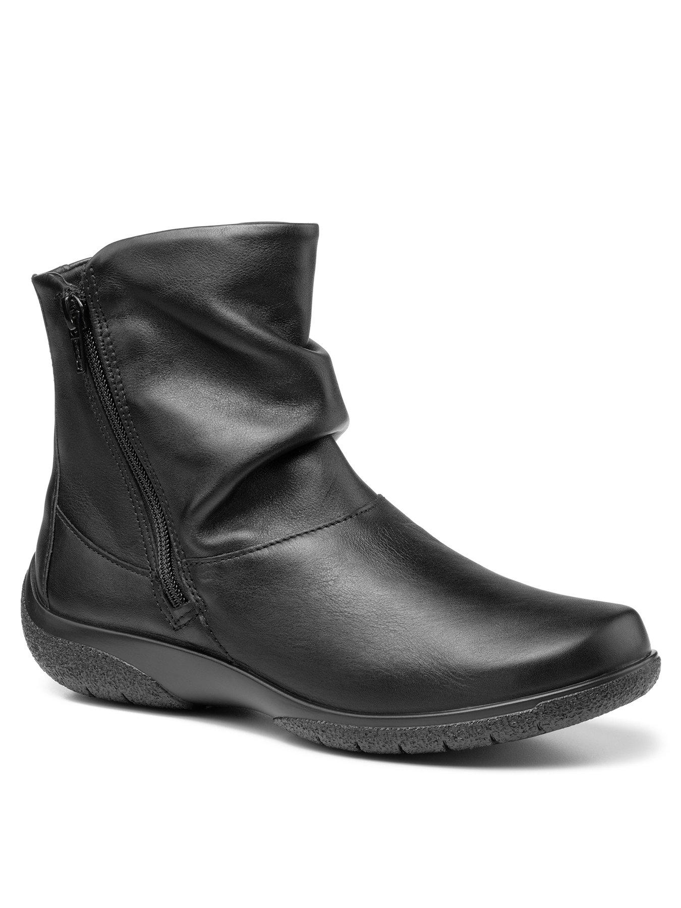 Hotter Whisper Ankle Boots - Black