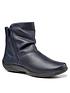  image of hotter-whisper-wide-fit-ankle-boots-navy