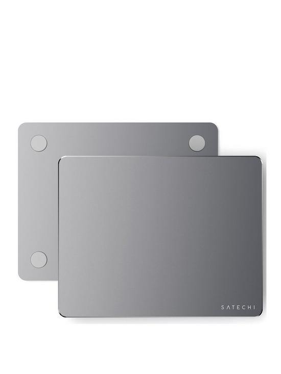 stillFront image of satechi-aluminium-mouse-pad-space-grey