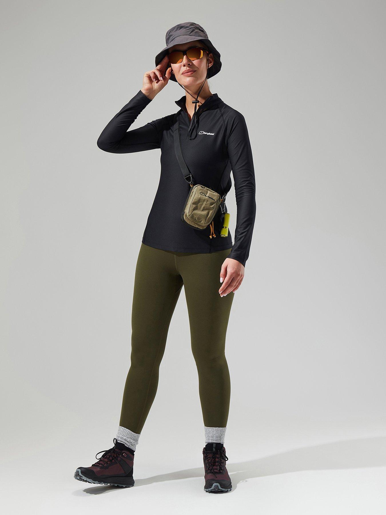 Image 3 of 4 of Berghaus 24/7 Long Sleeve&nbsp;Half Zip Tech Top - Black&nbsp;
