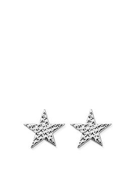 chlobo-sterling-silver-sparkle-star-stud-earrings