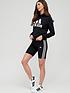  image of adidas-3-stripe-cycling-shorts-blackwhite