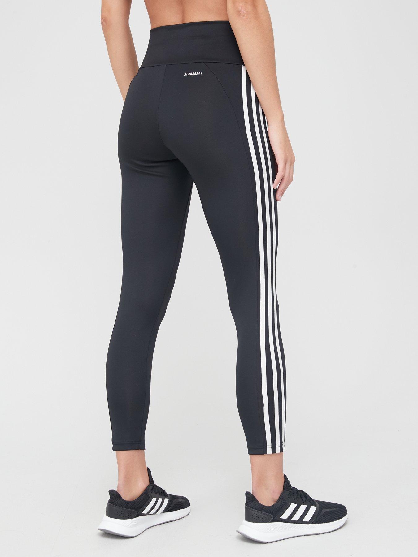 adidas Performance Train Essentials 3-stripes High-waisted 7/8 Leggings ...