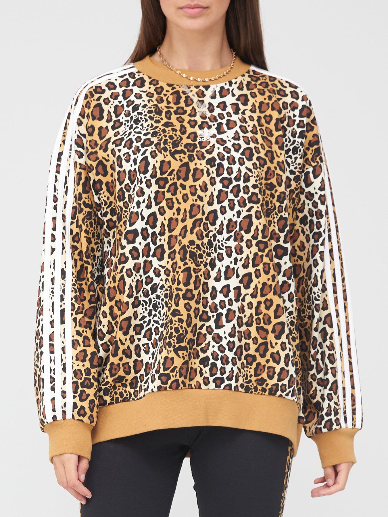 leopard adidas sweatshirt