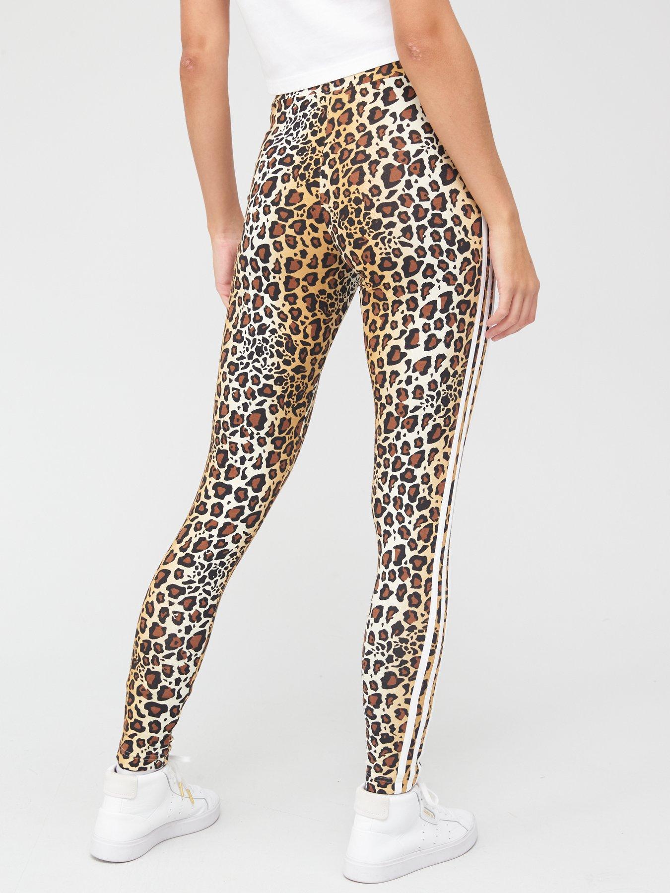 leopard adidas leggings