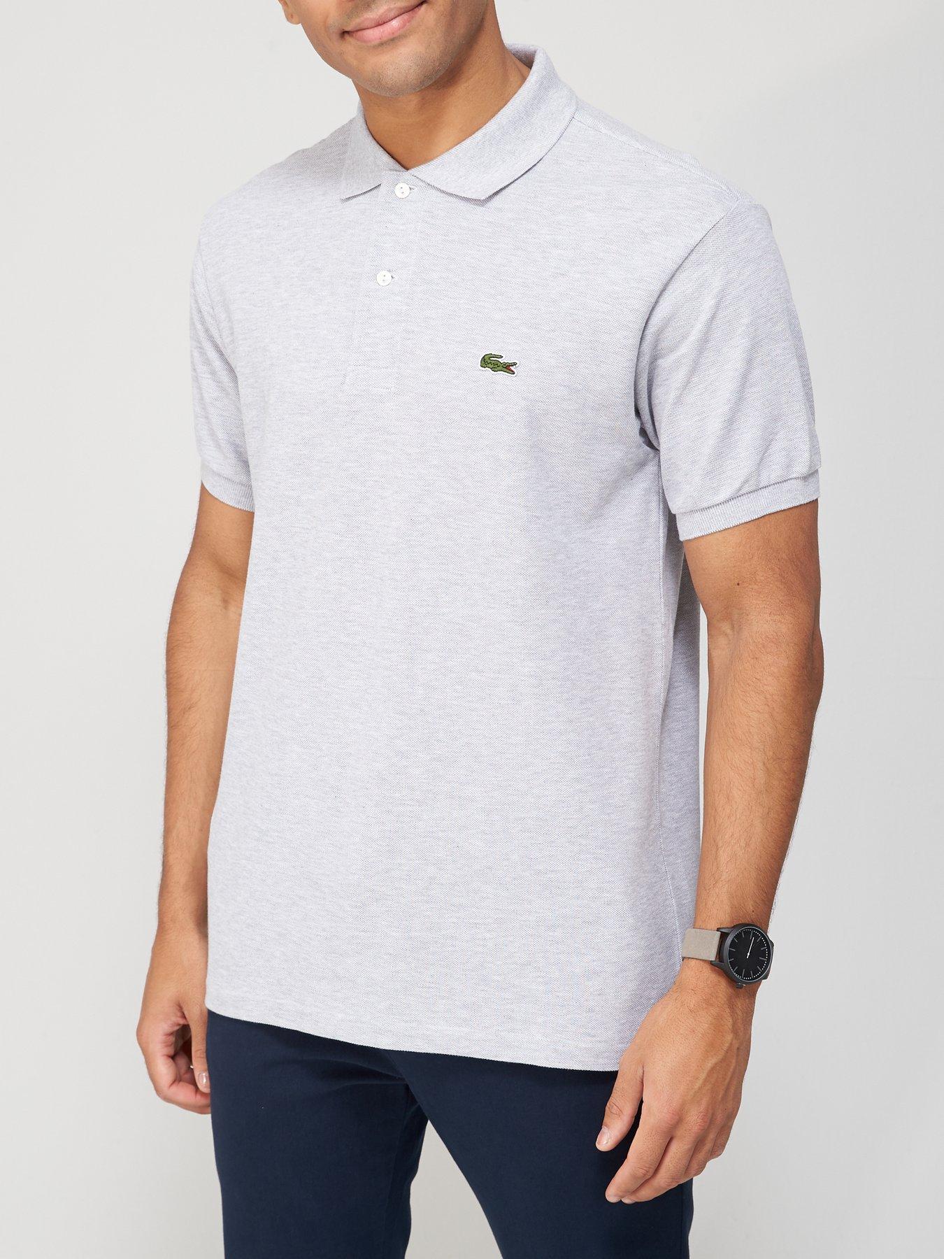 Lacoste Classic Fit L.12.12 Polo Shirt - Grey Marl