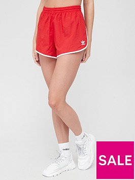 adidas-originals-3-stripe-shorts-red