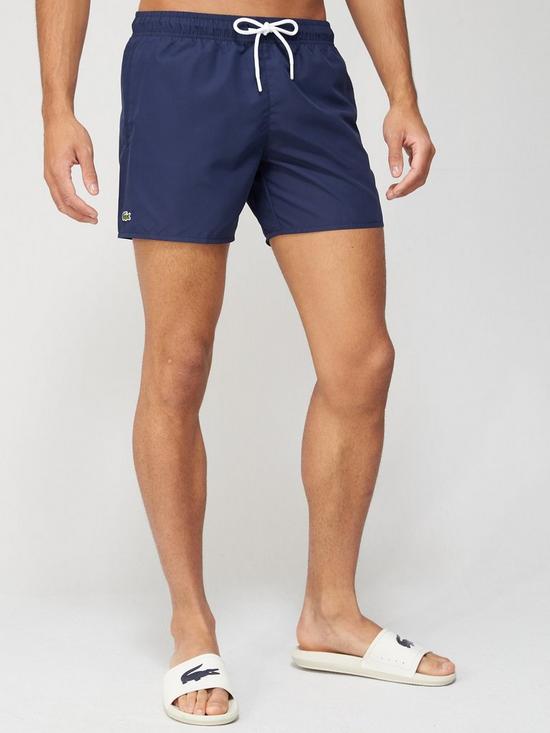 front image of lacoste-classic-swim-short-navy