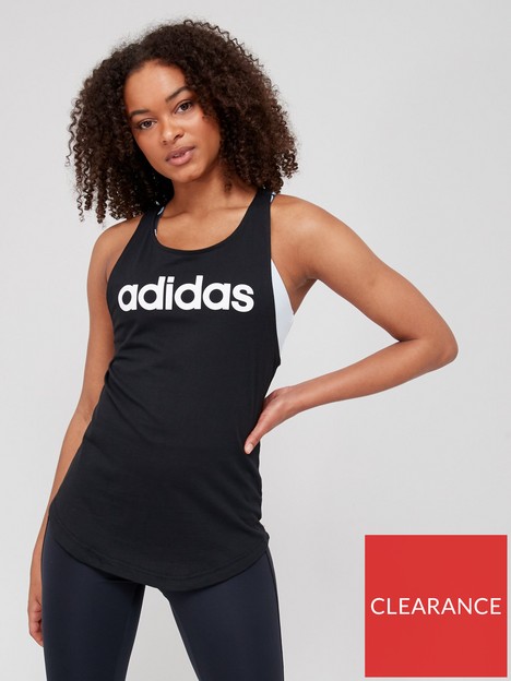 adidas-sportswear-essentials-loose-logo-tank-top-blackwhite
