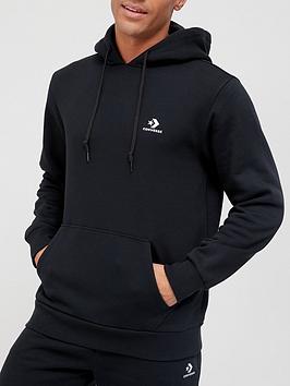 converse-embroidered-star-chevron-fleece-pullover-hoodie-black