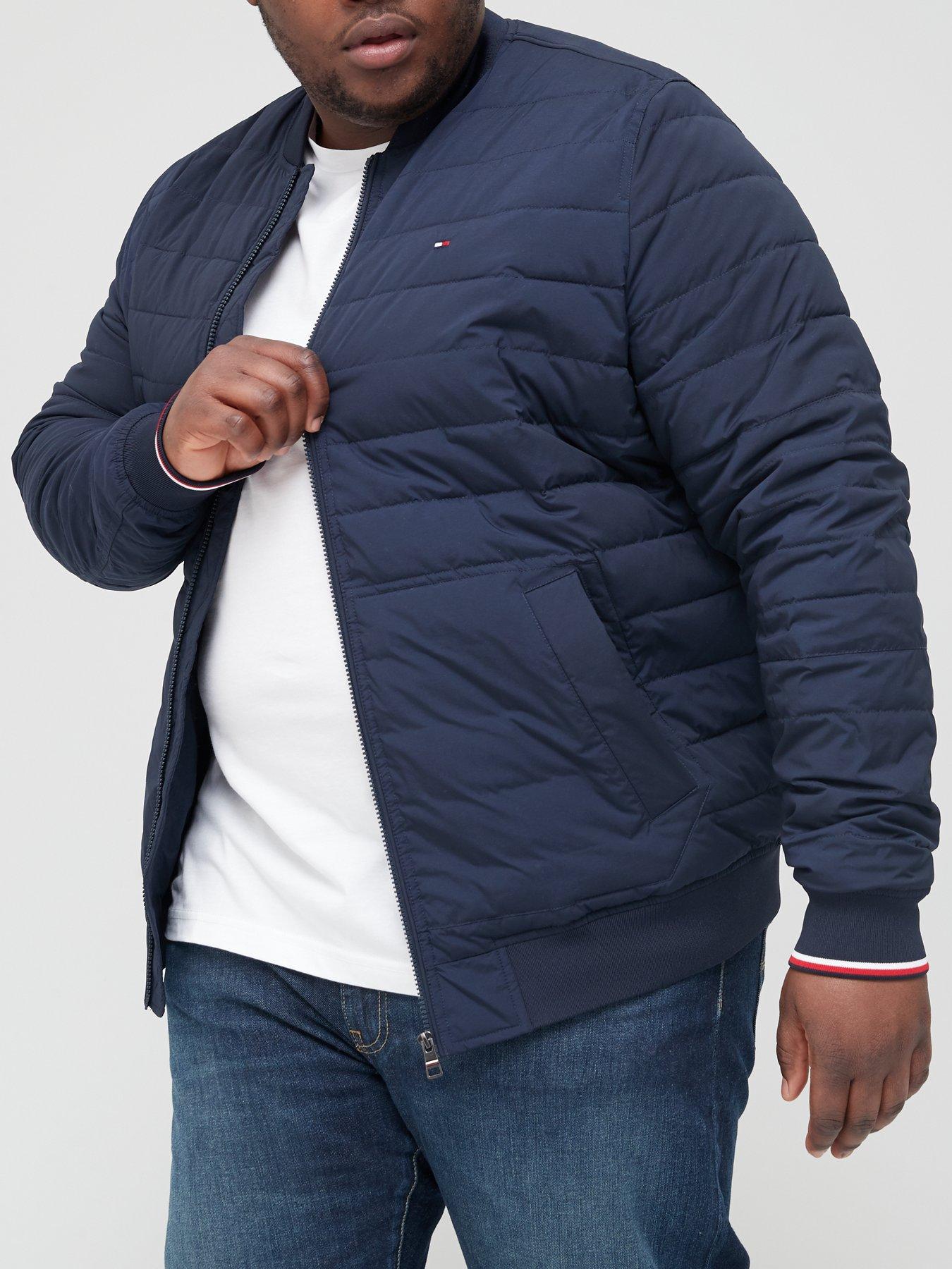 tommy padded bomber jacket