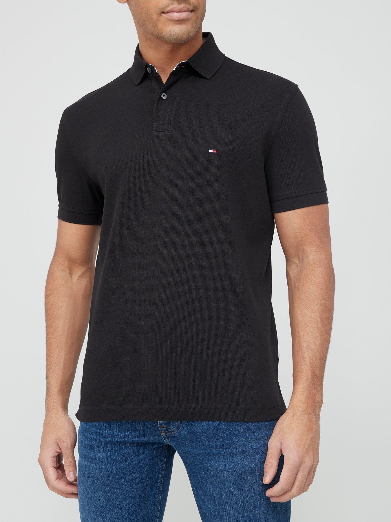 Black polo 2025 tommy hilfiger