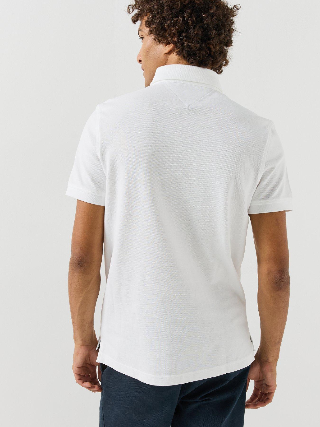 Image 2 of 4 of Tommy Hilfiger Classic Regular Fit Polo Shirt - White