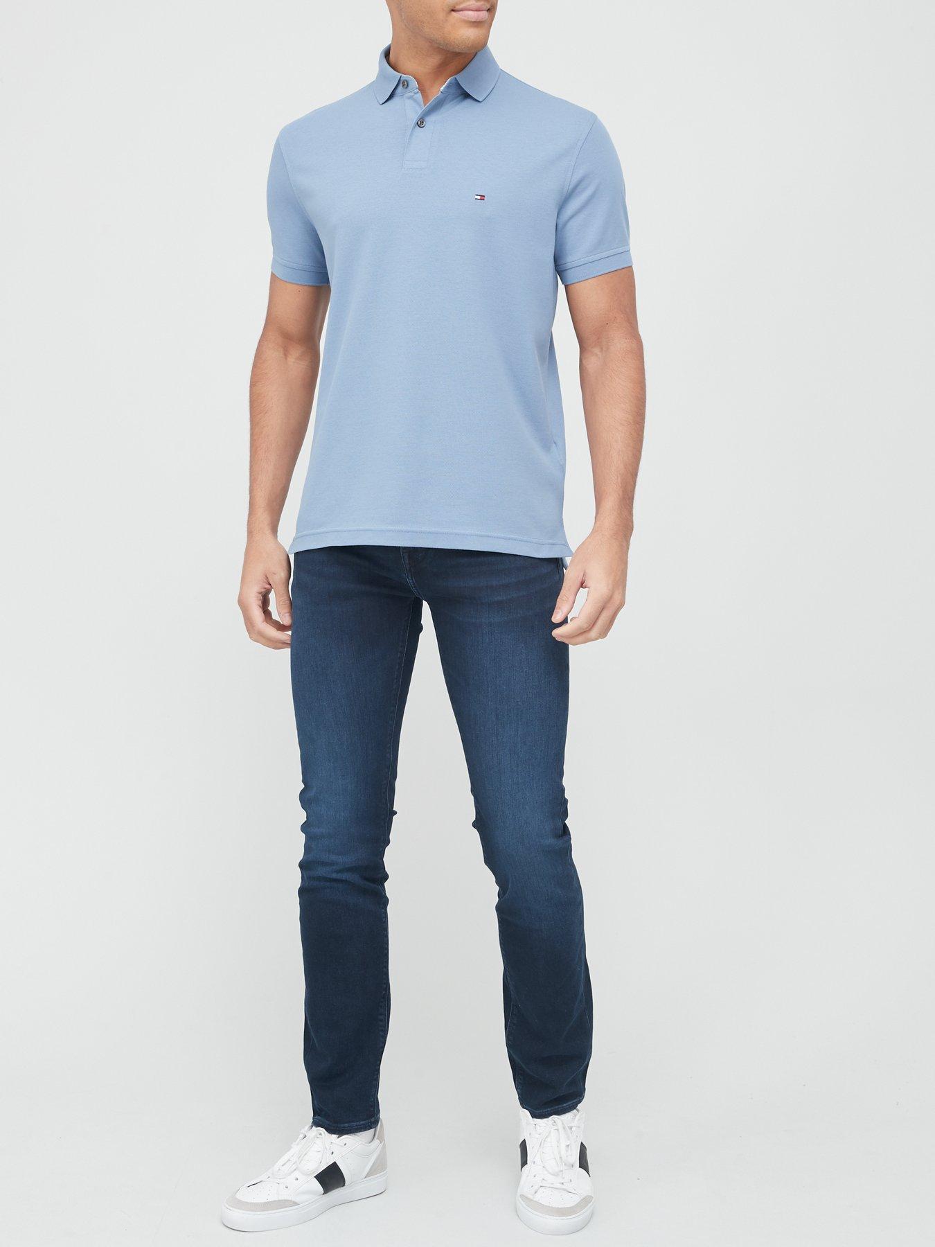 Image 3 of 4 of Tommy Hilfiger Slim Fit Bleecker Power Stretch Iowa Jeans - Dark Wash