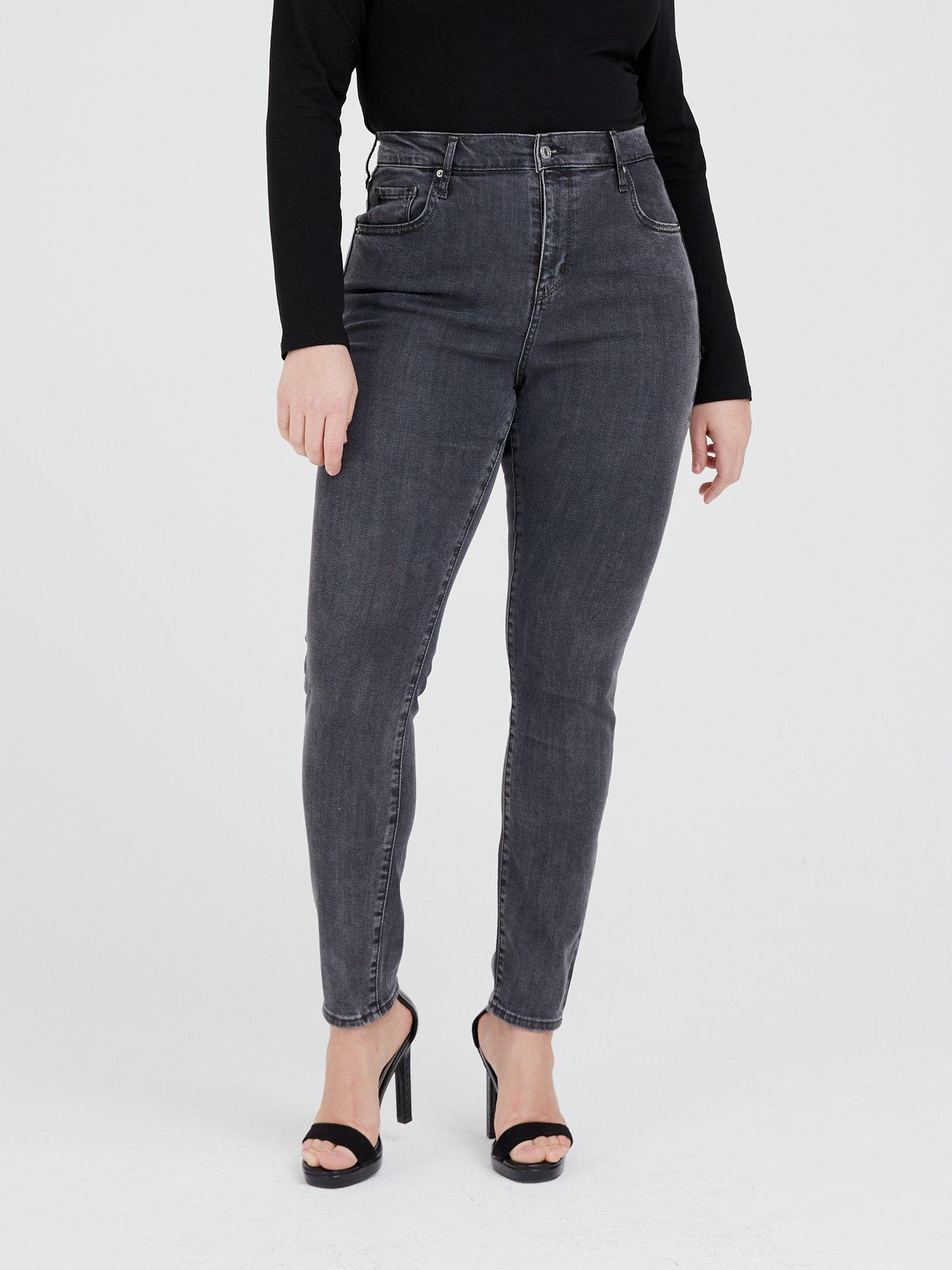 Levi's Plus Plus 721 High Rise Skinny Jean - True Grit - Grey