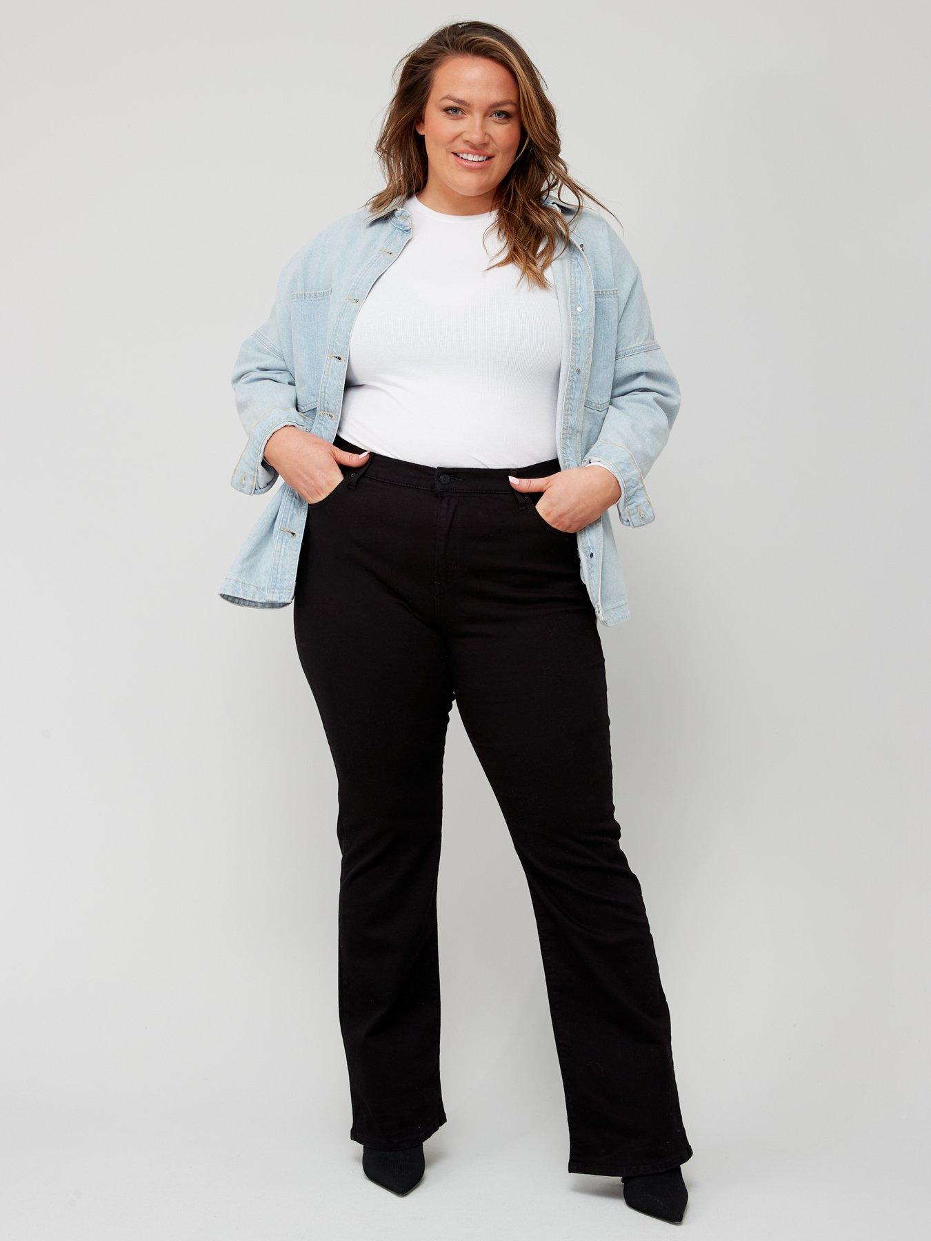 Plus size bootcut jeans uk best sale