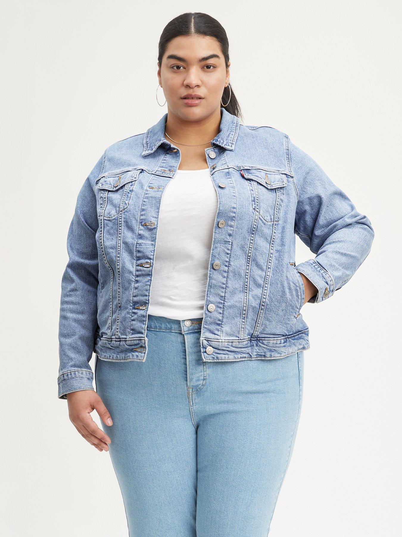 levi's plus size denim jacket