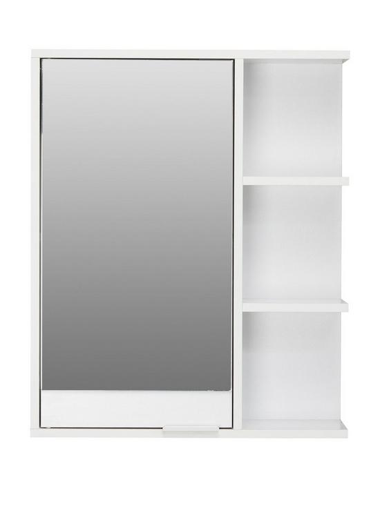 front image of lloyd-pascal-lexi-mirrored-wall-cabinet
