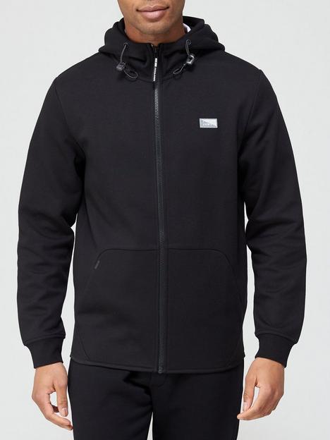 jack-jones-logo-zip-through-hoodie-black