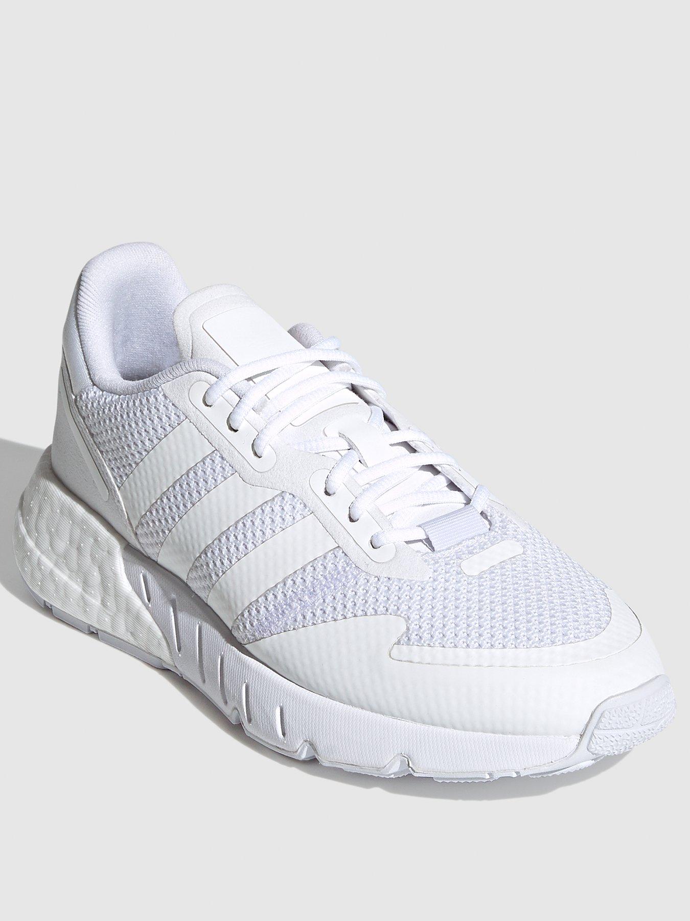 white adidas boost trainers