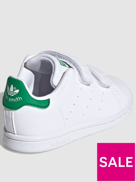 stillFront image of adidas-originals-stan-smithnbspinfant-trainers-whitegreen