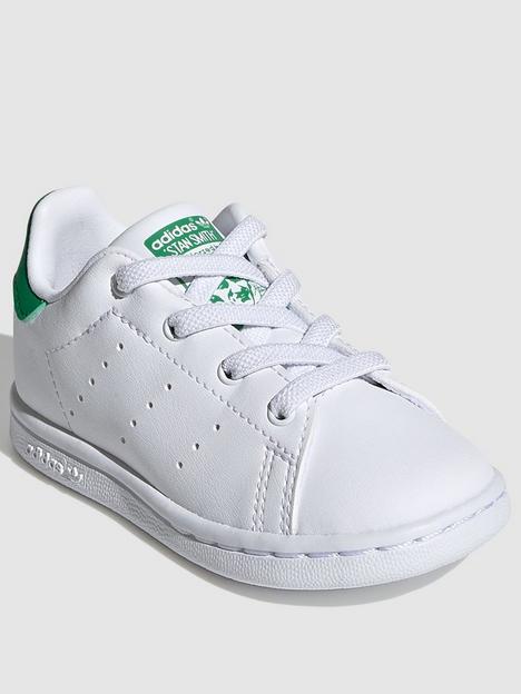 adidas-originals-stan-smith-el-infant-trainers-whitegreen