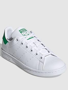 Adidas Originals Unisex Junior Stan Smith Trainers - White/Green