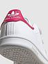  image of adidas-originals-stan-smithnbspchildrens-trainers-whitepink