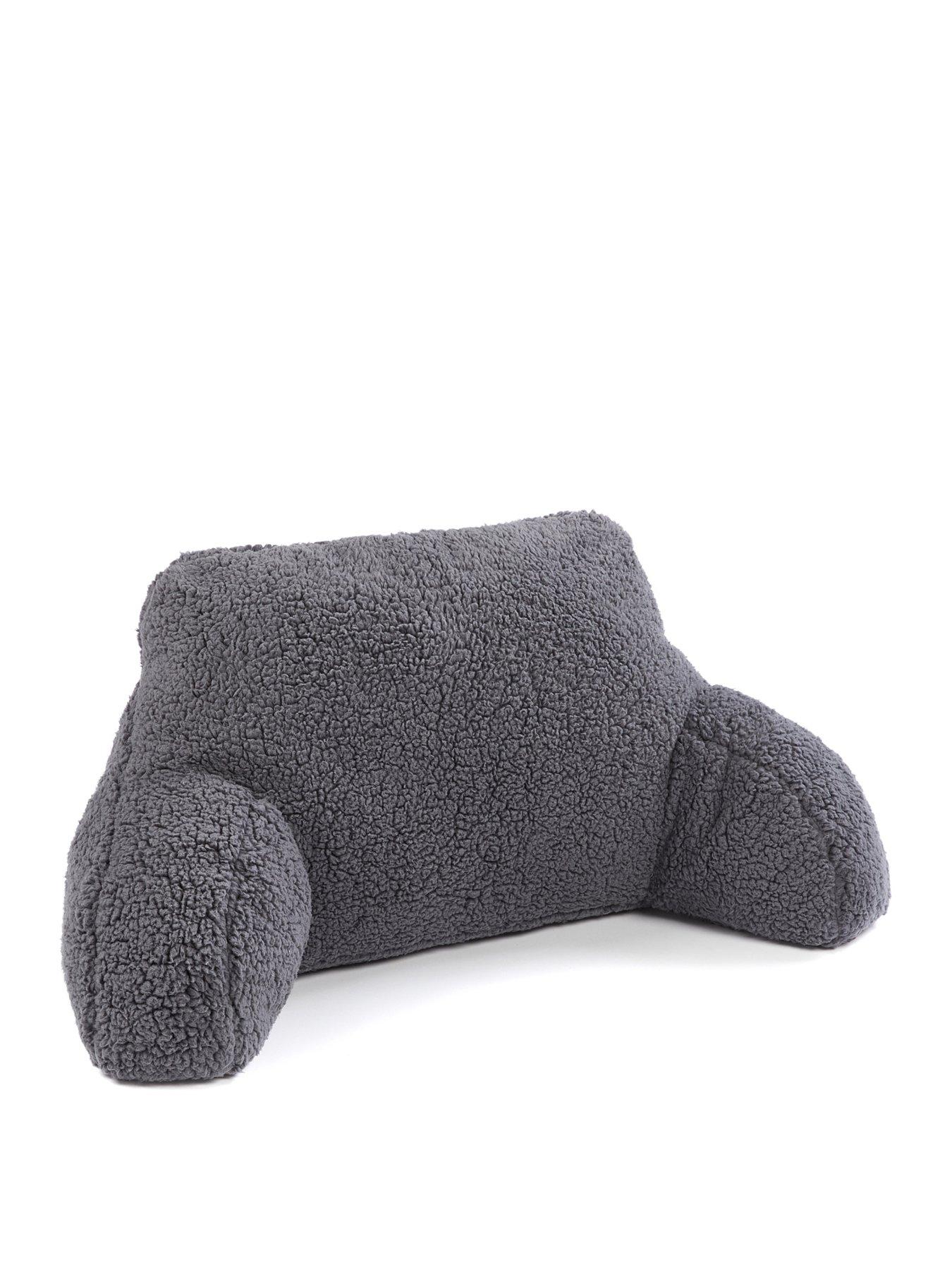 Image 2 of 4 of Very Home Everyday Teddy Cuddle Cushion - Midnight Black