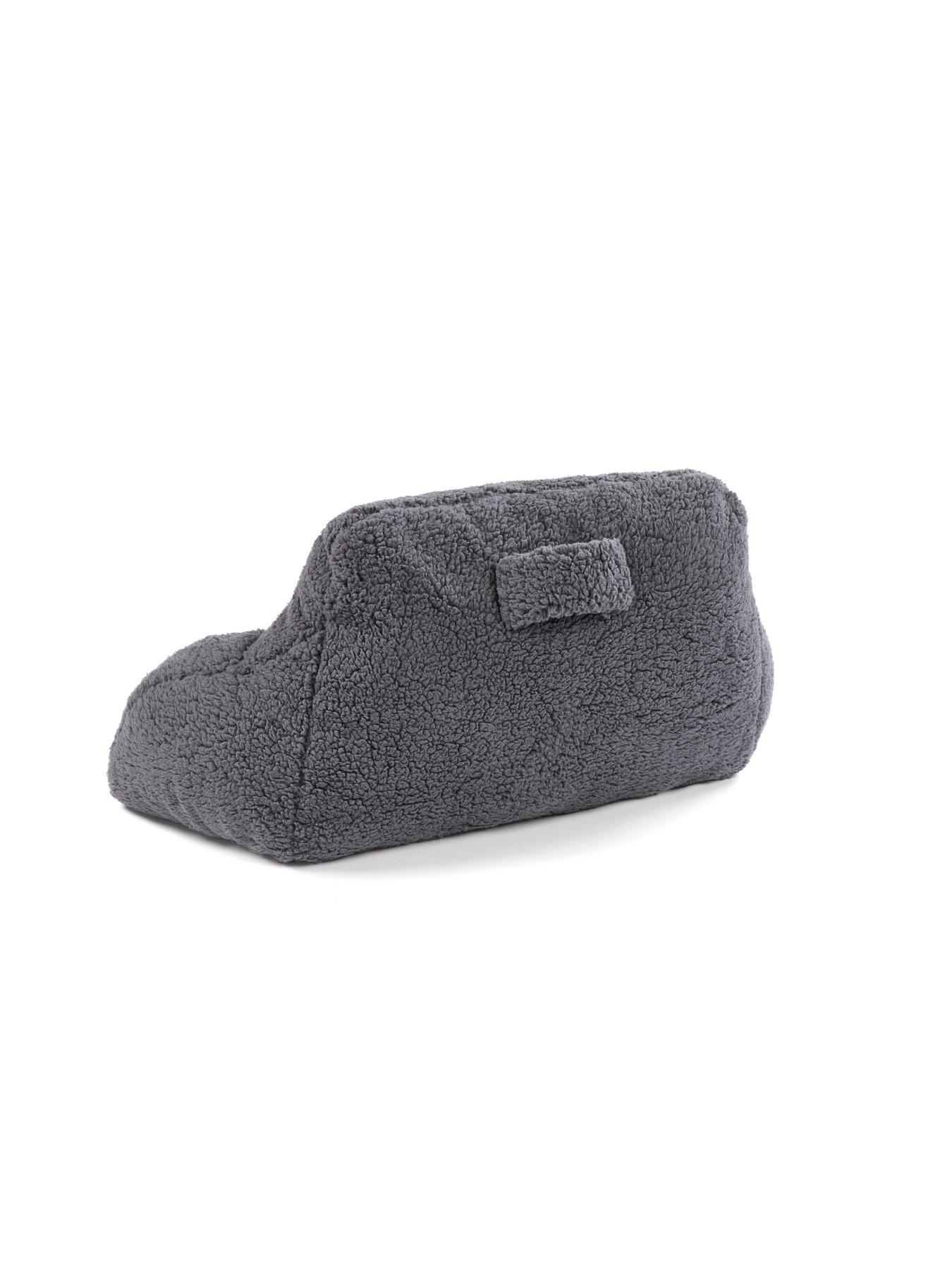 Image 3 of 4 of Very Home Everyday Teddy Cuddle Cushion - Midnight Black