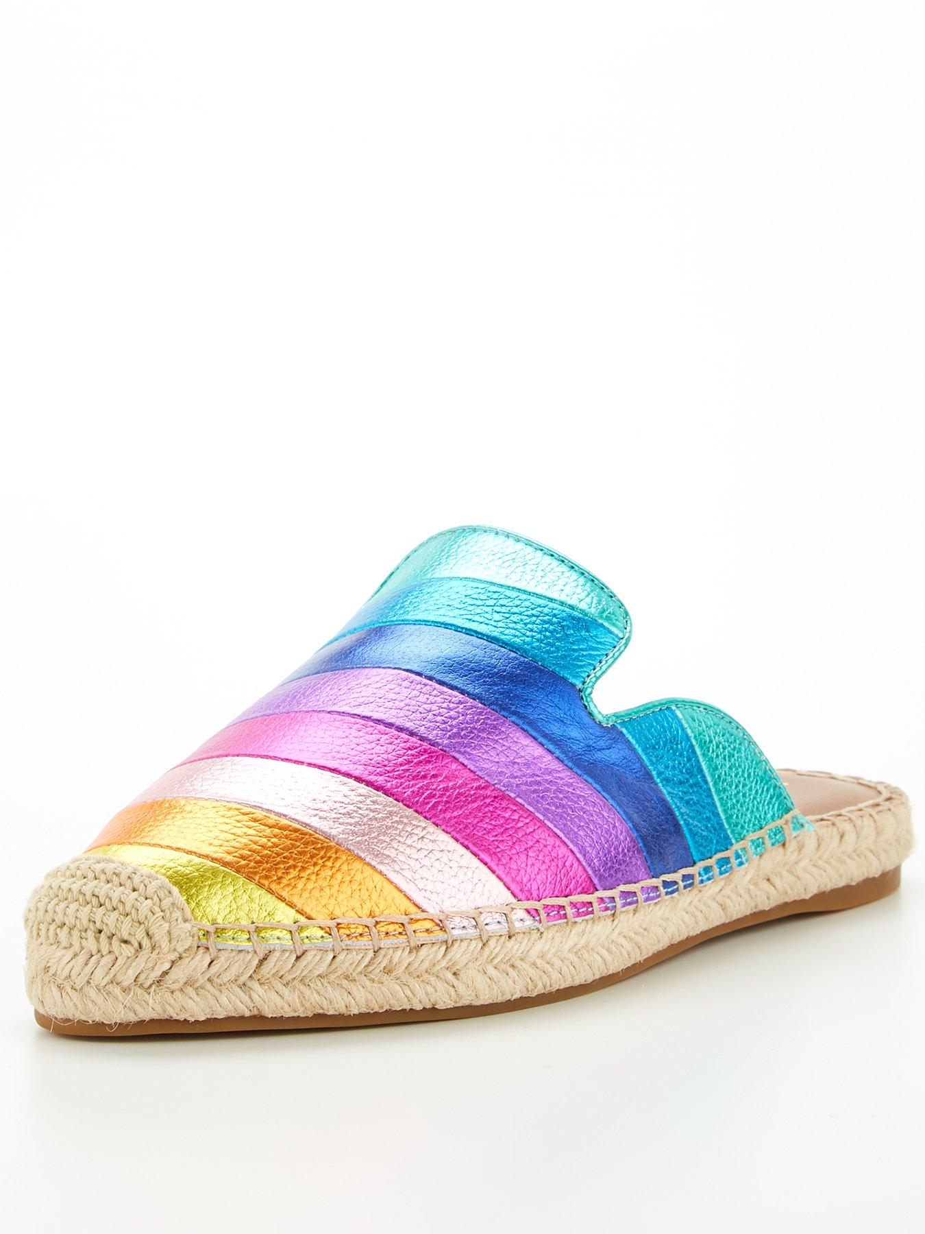 KURT GEIGER LONDON Kira Rainbow Flat Shoe - Multi | very.co.uk