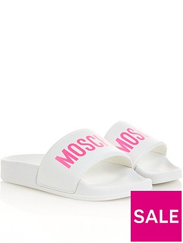 moschino-logo-sliders-white
