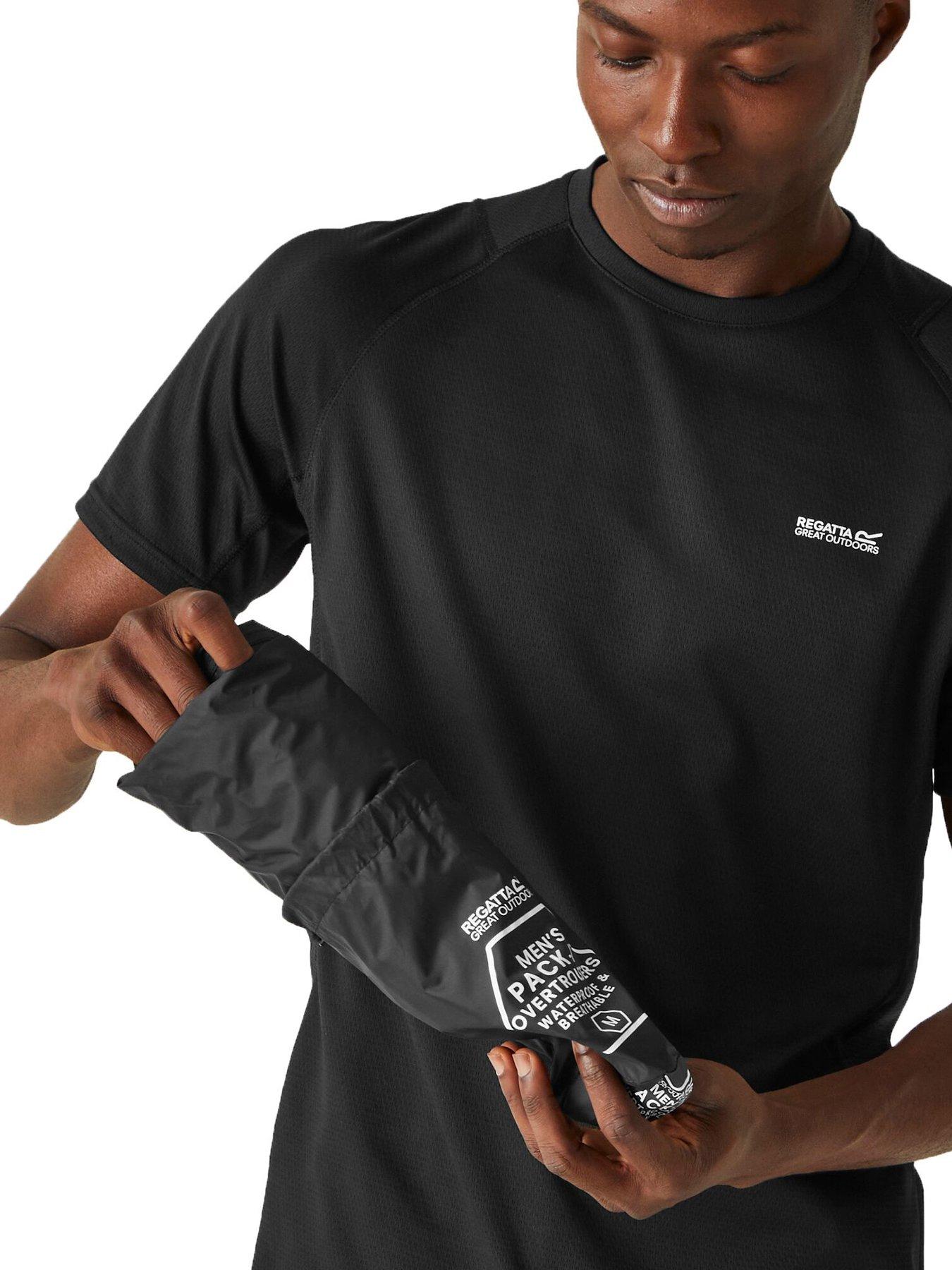 Image 4 of 6 of Regatta Pack It Over Trousers - Black