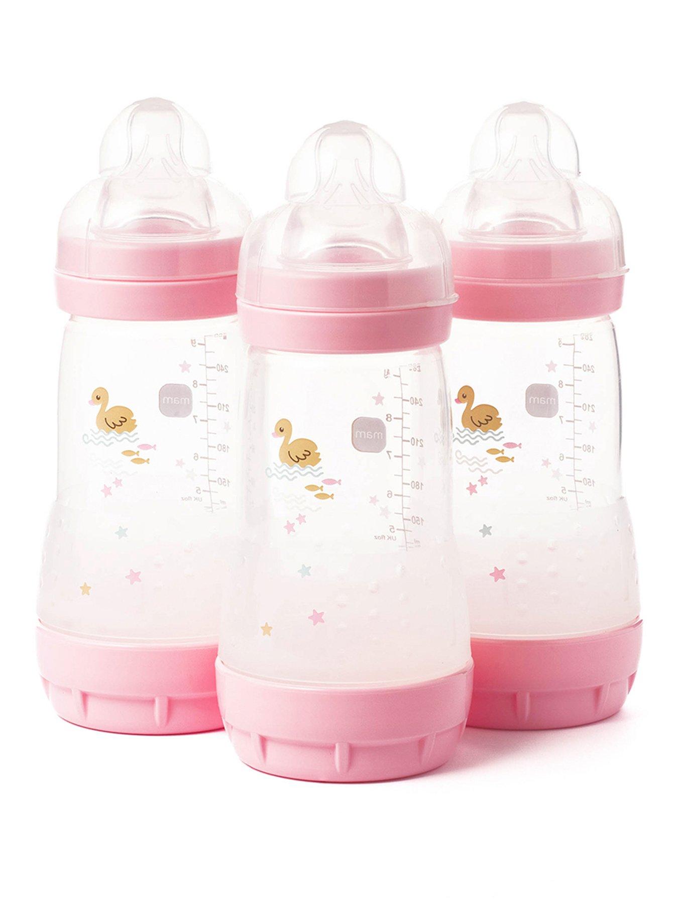 MAM Easy Start Anti-Colic Baby Bottle 260ml 3pk - Lilac