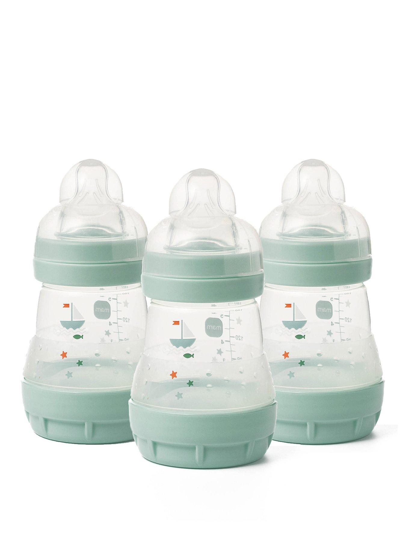 MAM Easy Start Anti-Colic Baby Bottle 160ml 3pk - Blue